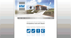 Desktop Screenshot of hw-baumanagement.de